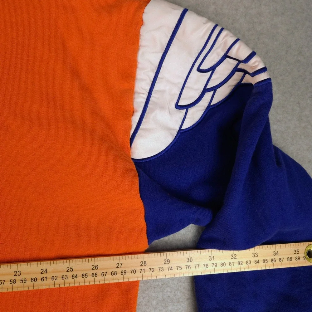 Jordan Sportswear Wings Crew Sweatshirt Orange Blue AO0426-891 Mens 3XL